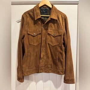 Lucky Brand Tan Suede lined Jacket